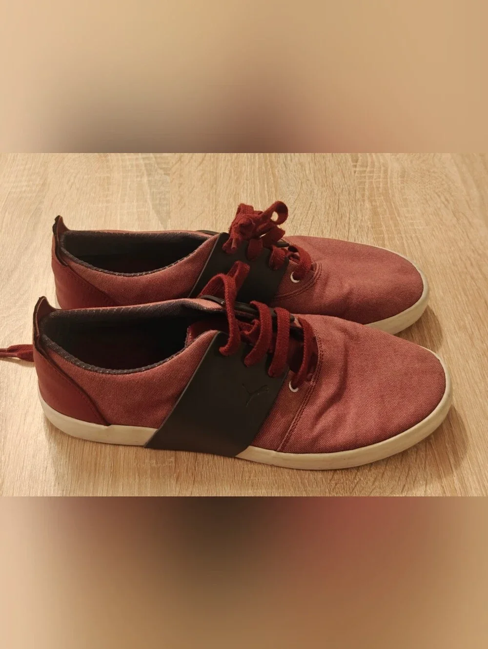 PUMA El Ace 3 Casual Sneaker, #355424-09, Burgundy/Gray, Mens US Size 9